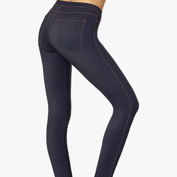 Dark wash denim leggings - Picture 2 of 7